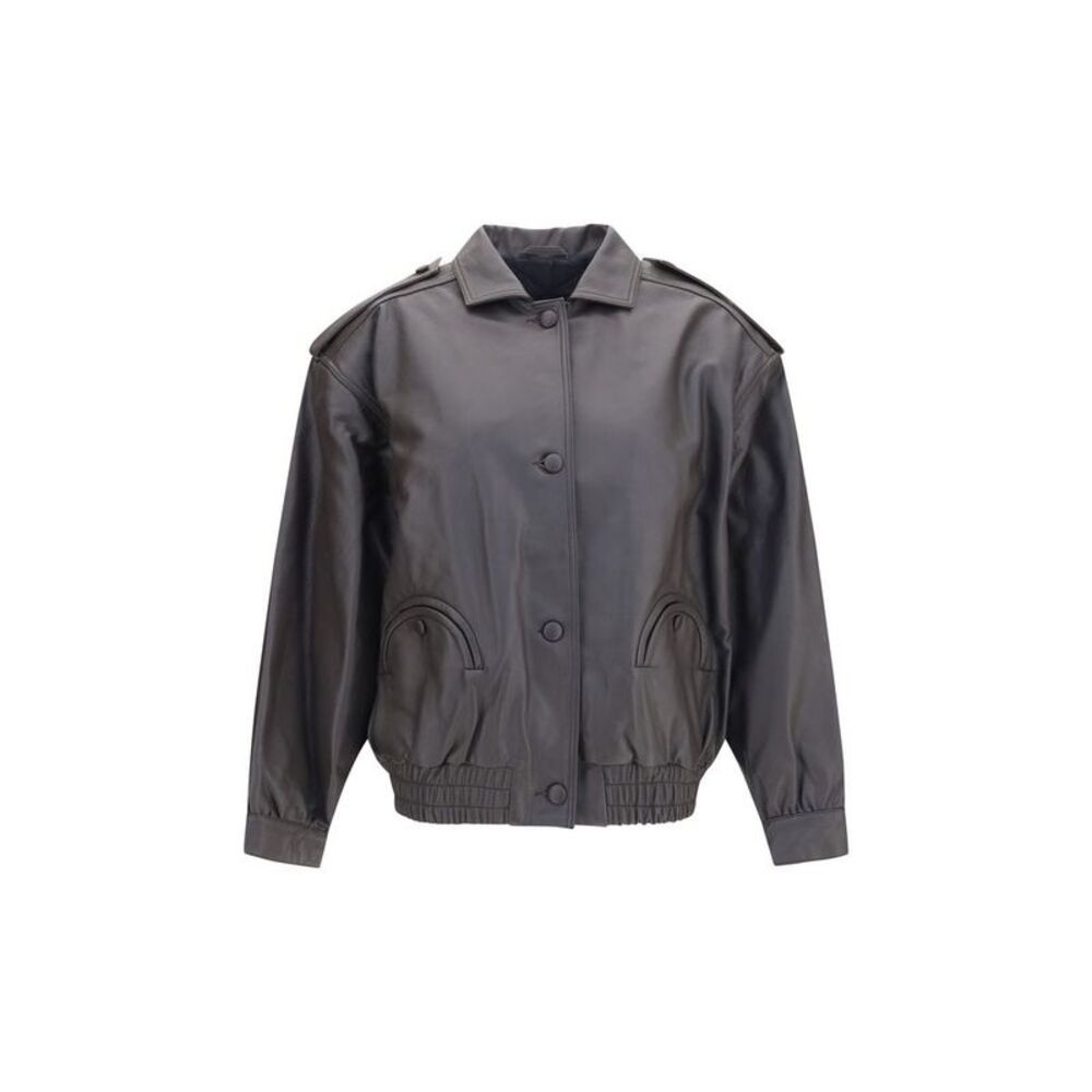 Blazé Milano Black Lamb Ovis Aries Women's Bomber
